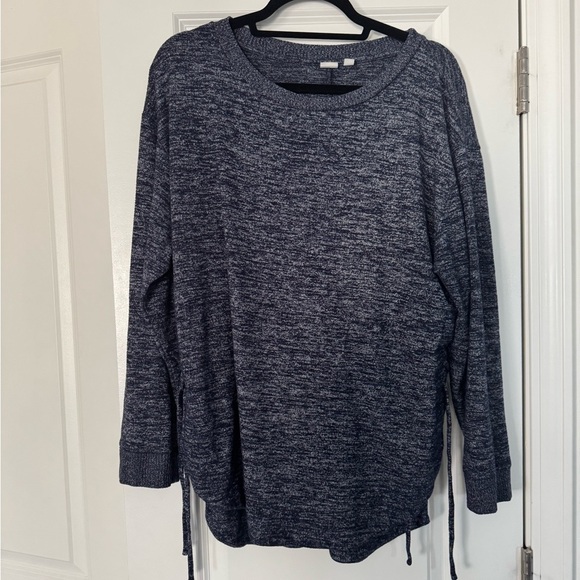 Gap Navy Blue Oversized Sweater with tie sides - Picture 2 of 6